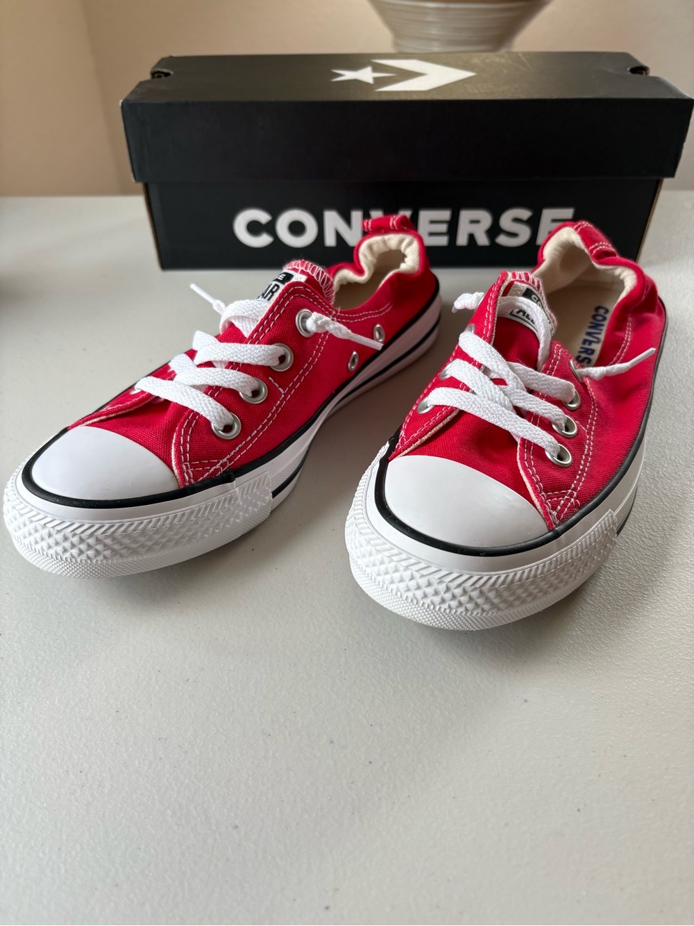 Converse Varsity Red CT Shoreline Slip On - Picture 2 of 10